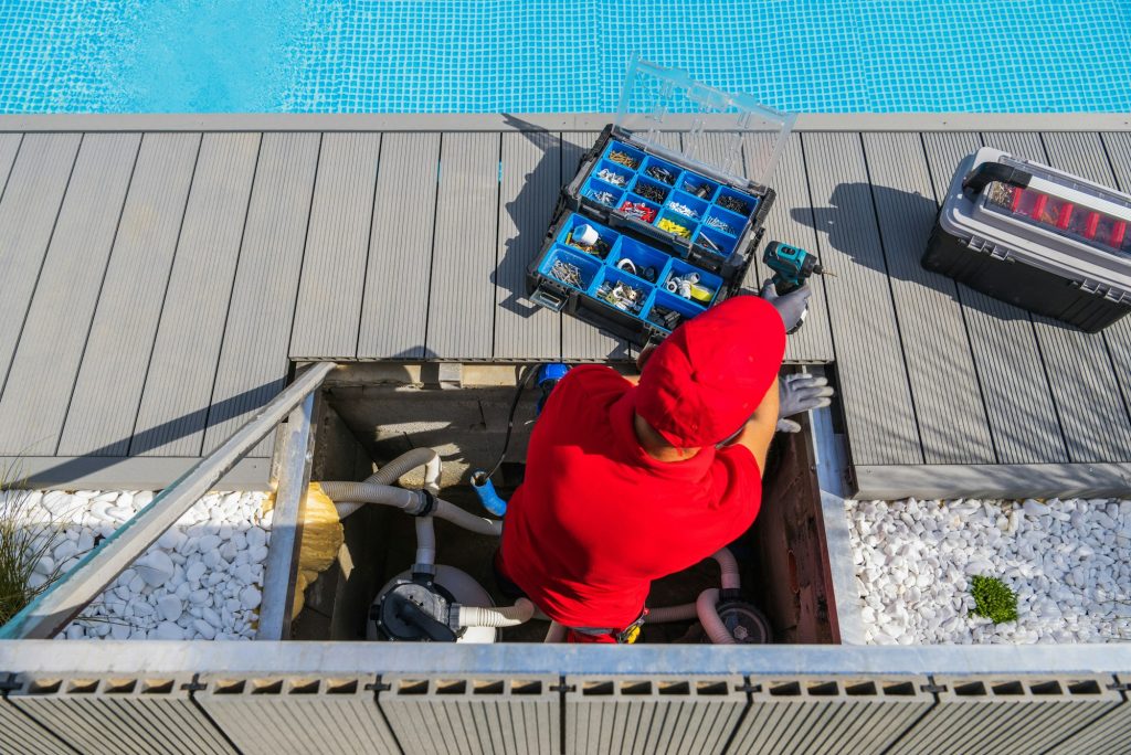 Swimming Pool Maintenance Worker