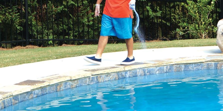 Swim in Style: A Step-by-Step Guide to Cleaning Your Pool - Shock treating the pool water